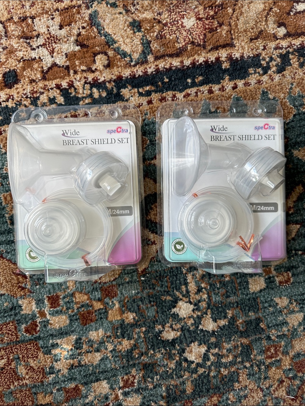 Spectra Wide Breast Shield Set (24mm) - Clear
